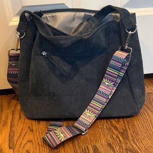 Everyday Black Crossbody Shoulder Bag - Unbranded